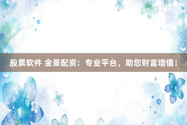 股票软件 金景配资：专业平台，助您财富增值！