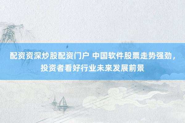配资资深炒股配资门户 中国软件股票走势强劲，投资者看好行业未来发展前景
